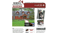 Desktop Screenshot of dorseyroof.com